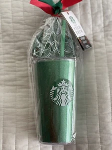 Starbucks 16oz Cold Cup Cold Brew Tumbler Gift Set Green - Picture 1 of 1