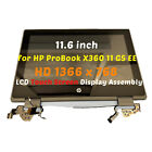 Nowy ekran dotykowy LCD LED Digitizer Zespół 11,6 cala do HP ProBook X360 11 G5 EE