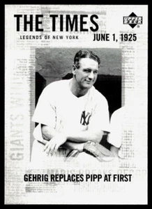 Lou Gehrig 2001 Upper Deck Legends of New York #171 - Picture 1 of 2