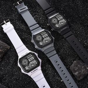 Men's Sports Digital Watch Multi Function Alarm LED Light 30M Water Resistant US - Picture 1 of 29