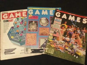 Lot of three Games Magazines - July/Aug/Sept 1985. See condition notes. - Bild 1 von 12