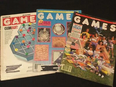 Lot of three Games Magazines - July/Aug/Sept 1985. See condition notes. - Image 1 of 4