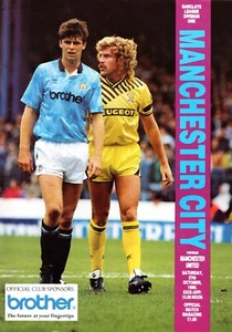 Manchester City v Manchester United 1990-1991 División Uno 27/10/1990 - Imagen 1 de 1