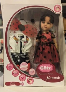 Gotz Hannah Ladybug - 19.5" All Vinyl Poseable Doll with Extra Outfit - Picture 1 of 7