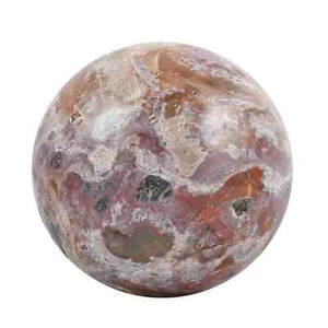 Petrified Wood Sphere Home Indoor Decoration Figurine-L Approx. Ct 11945 - Picture 1 of 9