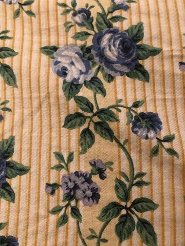 Longaberger Small Gathering Basket Liner - Rose Trellis Cover