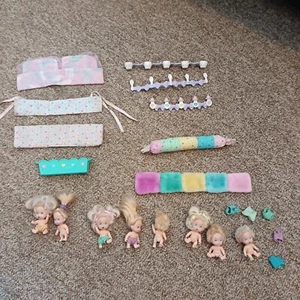 Huge Bundle-Vintage Tyco Quints Baby Doll & Accessories Barbie Sindy 90s Toy - Picture 1 of 15