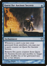 QUEST FOR ANCIENT SECRETS ~mtg NM Zendikar Unc x1