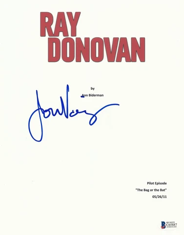 JON VOIGHT SIGNED RAY DONOVAN FULL SCRIPT SCREENPLAY AUTHENTIC AUTOGRAPH BECKETT Cover