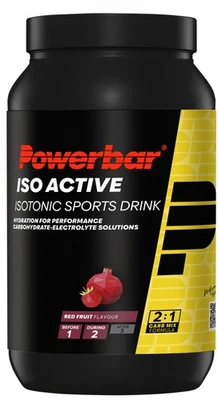 PowerBar IsoActive Sportgetränk, 1320 g Dose, Red Fruit Punch - Bild 1 von 4