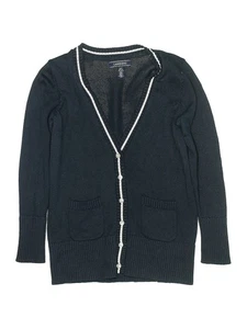 Lands' End Girls Blue Cardigan 7 - Picture 1 of 2