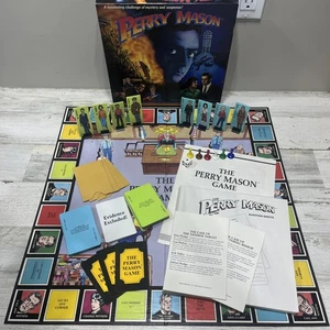 Perry Mason Board Game TV Courtroom Mystery Suspense 1987 - Complete - Picture 1 of 16