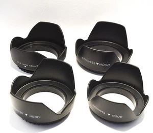 Tulip Kamera Gewinde Gegenlichtblende verhindert Flare Canon Nikon Sony Sigma 52,55,58,62mm - Bild 1 von 17