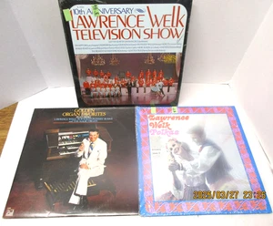 3 Lawrence Welk Vinyl LP Records - 10th Anniversary, Organ Favorites, Polkas - Picture 1 of 1