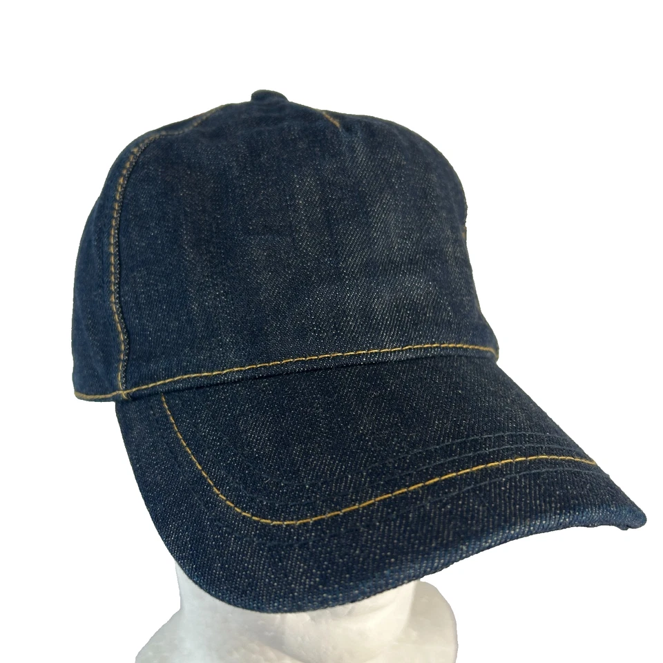 Gorra de mezclilla con ribete índigo crudo G-Star sombrero ropa de trabajo Davenport anuncio ajustable Foto 1 de 4