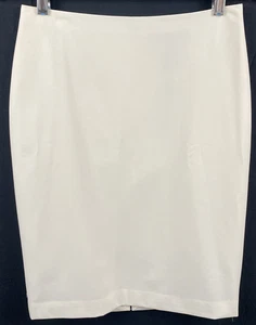 The Limited Pencil Skirt Virtual Stretch System Ivory Side Zip - Size 2 - Picture 1 of 12