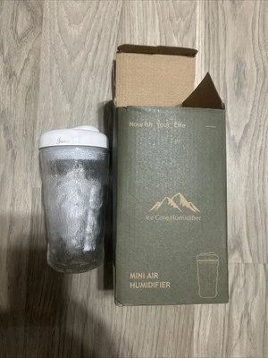 Hand Blown Glass Humidifier Desk Or Car Air Atomizer Diffuser USB Rechargeable - Image 1 of 4