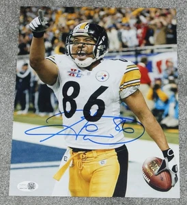 HINES WARD Signed PITTSBURGH STEELERS Super Bowl XL 8x10 Photo JSA COA - Picture 1 of 1