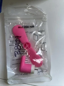Ventilatore Smartphone Micro USB Attacco Ventola per Smartphone - Rosa - Foto 1 di 2