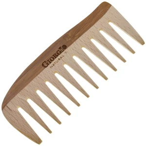 Peine desenredador de dientes anchos de madera de 6" - Imagen 1 de 5
