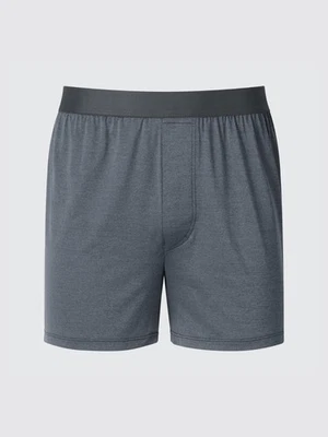 Мужские гладкие дышащие сундуки UNIQLO AIRism с открывающейся передней частью L серые - Изображение 1 из 4