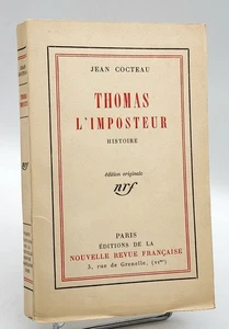 Jean Cocteau : THOMAS L'IMPOSTEUR. 1923, Edition originale sur pur fil - Imagen 1 de 1