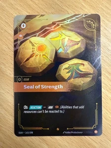 Seal of Strength (163/298) EPIC Riftbound TCG - Picture 1 of 2