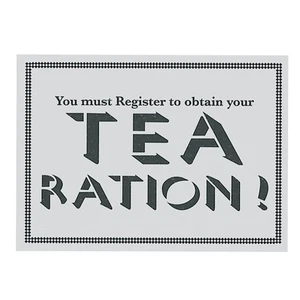 Tea Ration fridge magnet    (hb)    - Picture 1 of 1