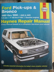 Haynes 36058 repair manual for Ford pickups and Bronco 1980 thru 1996 - Bild 1 von 1
