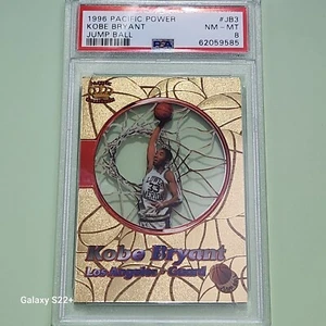 1996 Pacific Power Jump Ball Rookie RC Kobe Bryant #JB3 PSA 8 - Picture 1 of 2