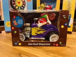 M&M's Hot Rod Dispenser Purple Rebel Without a Clue - Picture 1 of 4