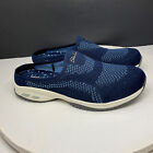 Skechers Shoes Womens 7.5 Commute Time Knit Slip On Clogs Relax Fit Navy 100310