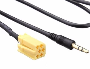 3.5mm Aux In Input Adapter Cable for Alfa Romeo Fiat Grande Punto MP3 iPhone - Imagen 1 de 2