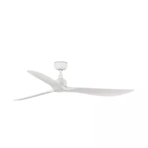 Outdoor Ceiling Fan with Remote Control Outwood White 150cm Dc Ventilator - Picture 1 of 3