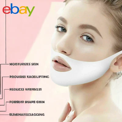 4D Face lifting V Shape Mask Neck Face Slim V line Double Chin Anti-Wrinkle Lift - Image 1 of 4