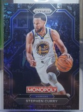 Stephen Curry Prizm Monopoly Stars Black Icon Holo