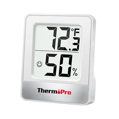 ThermoPro TP49 Digital Hygrometer Indoor Thermometer Humidity Meter Room Ther... - Image 1 of 4