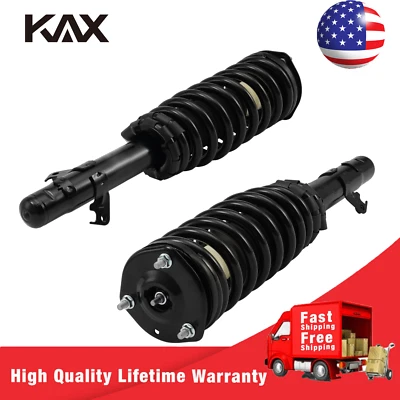 Par de 2 muelles helicoidales puntales completos delanteros para Mazda 6 2,3 L 2003-2006 2007 2008 Foto 1 de 4