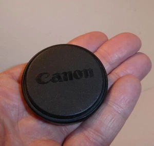 RARE AUTHENTIC CANON 43mm SLIP ON CAMERA LENS CAP PUSH FITS ONTO 43mm FILTERS - Picture 1 of 2