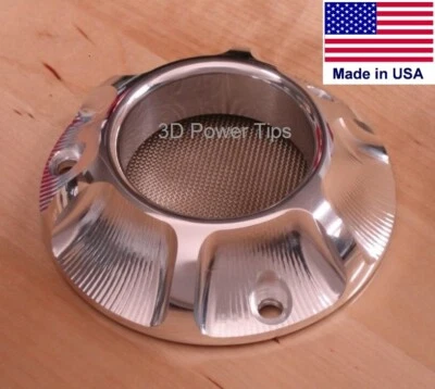 3D POWER TIP - EXHAUST MUFFLER TIP w/ SPARK ARRESTOR SCREEN - HONDA PIONEER 700 - Image 1 of 4