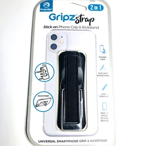 Self-Adhesive Universal Mobile Phone Back Elastic Finger Gripz Strap by Premier - Picture 1 of 2