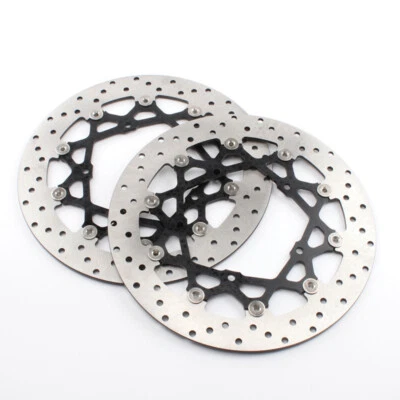 Motorcycle Front Brake Disc set For YAMAHA FZ1 FAZER 2006-2015 - Image 1 of 4