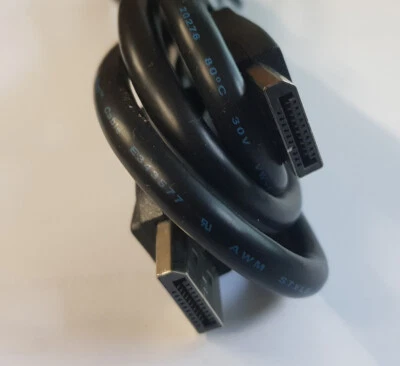 Samsung BN 39 01879 N Rundkabel Displayport Stecker 20 Pin auf Displayport St. - Bild 1 von 2