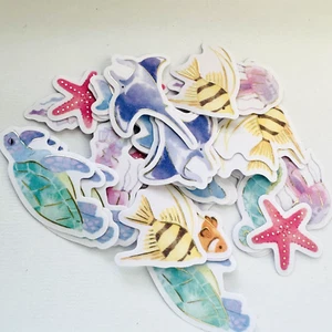 Sea creatures Sticker Random 1pc 8design Animal New From Japan w/ tracking - Picture 1 of 11