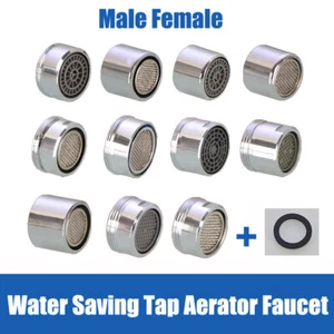 Water Saving Tap Aerator Faucet Male Female Nozzle Spout End Diffuser Filter New - Picture 1 of 6
