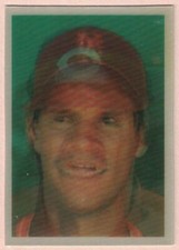 1986 SPORTFLICS DARRYL STRAWBERRY/STEVE SAX/PETE ROSE #56