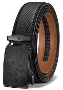 Men's Belt-Nontrimmable Ratchet Belt Adjustable for Gift Men Lightweight 1 3/... - Picture 1 of 7