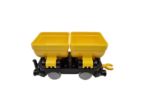 Lego® Duplo TRAIN Tipping Wagon Freight Wagon 10875 YELLOW PUSH&GO - Picture 1 of 1