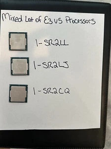 Mixed Lot Of 3 -Intel Xeon E3-CPU Processor SR2LL, SR2LJ, SR2CQ - Picture 1 of 2