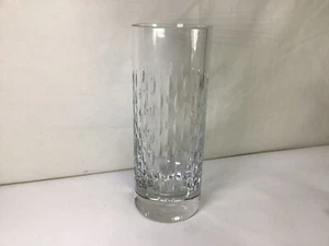 TT79 Vintage Paris Baccarat Cleat Cut Straight Crystal Vase Well Preserved - Picture 1 of 5
